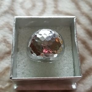 Silver Domed Ring